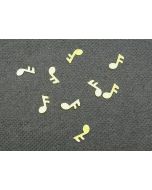 Confettis note de musique - or