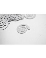 Confettis de table "Spirale fantaisie" - Argent
