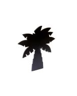Porte-menu ardoise palmier de 15 x 18 cm