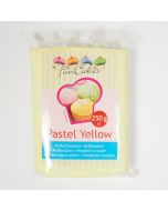 Pâte à sucre Funcakes jaune pastel 250 g