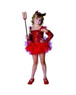 Déguisement fille diablotin rouge - Taille 7/9 ans