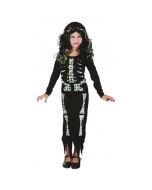 Costume fille squelette - Taille 4/6 ans