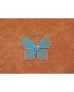 Stickers papillon à armatures GM - turquoise