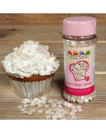 Confettis gâteau étoile en sucre blancs 60 g