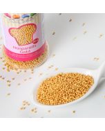 Mini perles comestibles dorées 80 g - 1