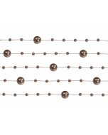Guirlande de perles 1m30 – marron