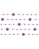 Guirlande de perles 1m30 – violet