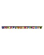 Guirlande "Happy Birthday" Smiley