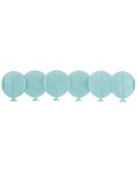  Guirlande papier ballon - bleu - 15 cm x 3 m 