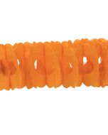 Guirlande en papier "Zinnia" orange à prix discount