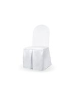 Housse de chaise en tissu - blanc