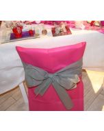 housse de chaise fuchsia