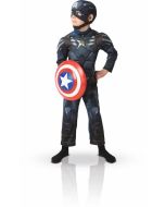Déguisement garçon Captain America luxe - Taille 3/4 ans