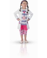 Déguisement fille Docteur la Peluche luxe - 3/4 ans