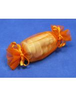 Ballotins en organza forme bonbon - orange