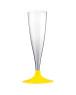 flûtes champagne jaune citron