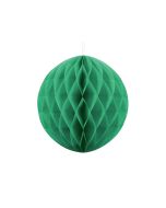 Boule chinoise alvéolée vert émeraude - 30 cm