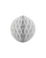 Boule chinoise alvéolée gris clair - 30