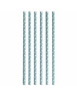 12 bâtonnets popcakes fantaisie bleu à pois