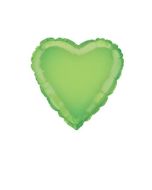 Ballon hélium forme coeur - vert