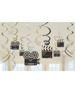 Lot 12 serpentins suspendus Hollywood