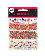 Lot 3 sachets de confettis Casino 34 g