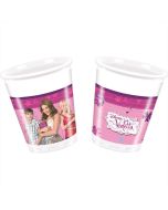 Lot de 8 Gobelets anniversaire Violetta