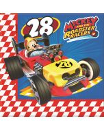 20 Serviettes Mickey Roadster Racers