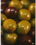 Dragées chocofeuilletés - noir / vert olive