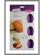 Moule en silicone pour madeleines - violet