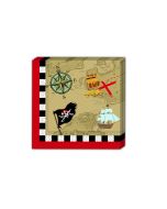 20 serviettes Pirate