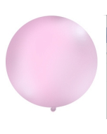 Ballon géant rose 1 m