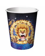 Gobelets cirque lion x8