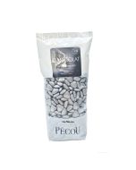 500gr Dragées Pécou petits coeurs chocolat - Gris 