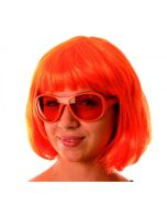 Perruque cabaret - orange