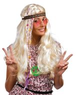 Perruque femme Hippie - blonde