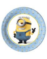 8 assiettes anniversaire Minions