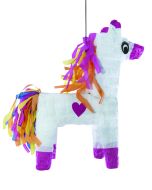 Pinata licorne blanche et rose