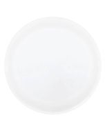 Plat rond en plastique blanc 35 cm