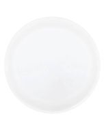 Plat rond en plastique blanc 35 cm