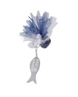 Porte-clefs poisson "bord de mer"