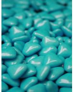 Petits coeurs pas cher de couleur turquoise