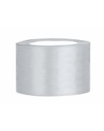 Ruban satin 38 mm argent