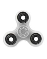 Hand spinner transparent gris