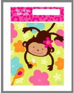 sacs de fête jungle "monkey love " x8