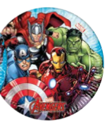 8 Assiettes Avengers - 20 cm