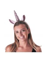 Serre tête licorne argenté à prix discount