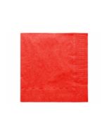 20 Serviettes jetables rouge