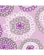 Petites serviettes fleurs lilas à prix discount