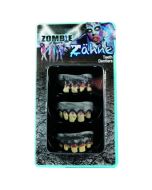 Set de 3 dentiers zombie